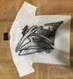 Mixed Emotion Angel Rhinestone T-Shirt – White – L, снимка 5