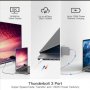 Dodocool USB C хъб MacBook Pro адаптер с 1Gbps RJ45 , снимка 2