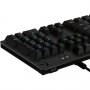 Клавиатура Logitech G512 Mechanical Геймърска Gaming RGB кафеви суичове, SS300671, снимка 2