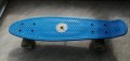 Детски мини скейтборд (scateboard) от пластмаса play 500, син, снимка 1 - Скейтборд, ховърборд, уейвборд - 40721459