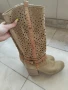 Ботуши за пролет или есен от естествен велур, снимка 4