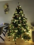 Изкуствена коледна елха 210 см – като нова, много гъста!“, снимка 1
