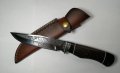 Ловен Нож Орел 65х13 - 140х270 мм , кожена кания