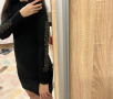 Черна рокля по тялото, снимка 1 - Рокли - 44643139