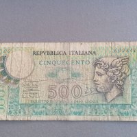 Банкнота - Италия - 500 лири | 1974г., снимка 1 - Нумизматика и бонистика - 41557416