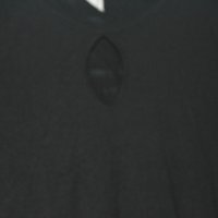 Пролетно - есенна черна блуза с голи рамене, снимка 2 - Блузи с дълъг ръкав и пуловери - 42109797
