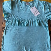 Нови блуза и топ/потник Zara размер 164 за 13 г. - 14г., снимка 3 - Детски тениски и потници - 40516779