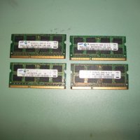 73.Ram за лаптоп DDR3 1333 MHz,PC3-10600,2Gb,Samsung.Кит 4 Броя, снимка 1 - RAM памет - 41830073