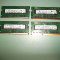 79.Ram за лаптоп DDR3 1333 MHz,PC3-10600,2Gb,Samsung.Кит 4 Броя, снимка 1 - RAM памет - 41830301