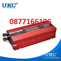 Инвертор с Дисплей UKC 24-220V 2000W, снимка 1 - Друга електроника - 41023927