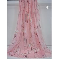 Дамски шал с флорални шарки 1.80х0.90см - различни видове, снимка 3 - Шалове - 44478469