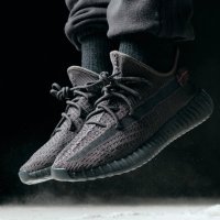 маратонки Adidas × Kanye West Yeezy Boost 350 V2 “Onyx” номер 43,5-44 , снимка 1 - Маратонки - 39204345