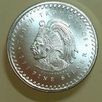 1/10 тройунция сребро Мексико , снимка 3 - Други ценни предмети - 41456753