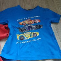 Комплект 2 бр. Тениски Cars 98/104, снимка 3 - Детски тениски и потници - 35774055