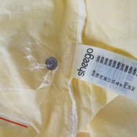 4XL и 5XL Нови ризи Sheego  в жълто  , снимка 8 - Ризи - 41899099