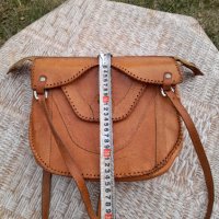 Стара дамска кожена чанта #18, снимка 4 - Антикварни и старинни предмети - 41964607