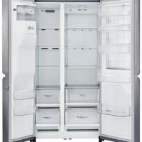 Хладилник с фризер Samsung RS-68N8650S9/EF SbS Общ капацитет (л): 631 Последни 2 бройки, снимка 2 - Хладилници - 36083026