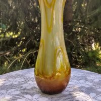 SIP България ваза от цветно стъкло тип Мурано ръчна изработка, снимка 2 - Вази - 41561327