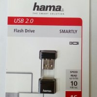 USB Флаш памет Hama USB 2.0 16GB, снимка 1 - USB Flash памети - 35888132