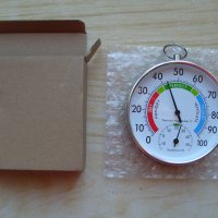 Висококачествен механичен хигрометър с термометър, снимка 2 - Други стоки за дома - 42572675