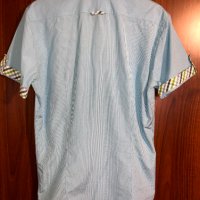 Мъжка риза с къс ръкав, Slim Fit, снимка 2 - Ризи - 41329642