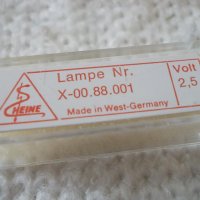 Лампа 2.5v West Germany, снимка 6 - Медицинска апаратура - 42212537