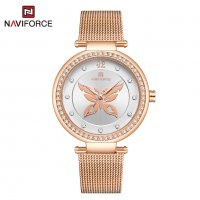 Дамски часовник NAVIFORCE Gold/Silver 5018 RGW., снимка 3 - Дамски - 34728249