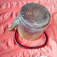 Стар масивен чугунен маркиран чайник , снимка 3 - Антикварни и старинни предмети - 41704891