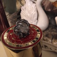 Бутиков сребърен пръстен с естествен аквамарин , снимка 8 - Пръстени - 39723082