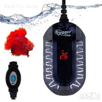 Hygger потопяем цифров нагревател за аквариум 50W, снимка 1 - Друга електроника - 44834646