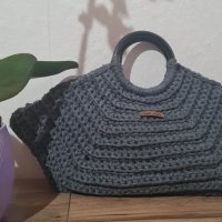 Плетена чанта: Ръчно изработени дамски чанти: Дамска чанта, снимка 10 - Чанти - 40538861