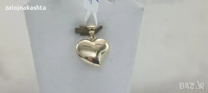 Нова Златна висулка сърце-1,04гр/14кр, снимка 1