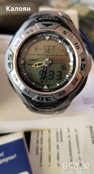 Часовник Casio Sea-Pathfinder SPF-60D с Метална Верижка от Неръждаема Стомана, снимка 1