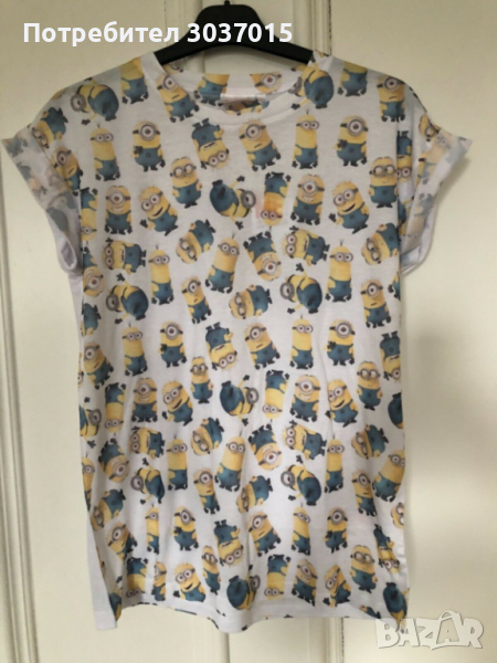Нова дамска тениска Minion Minions размер М Л Хл, снимка 1