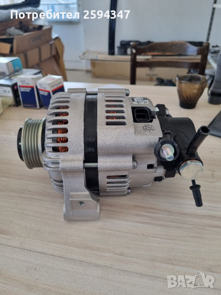 KIA K2500 K2700 K2900 K3000S BONGO 2.9CC TD-CRDI 2007-2011г АЛТЕРНАТОР DENSO KOREA 12V-90A, снимка 1