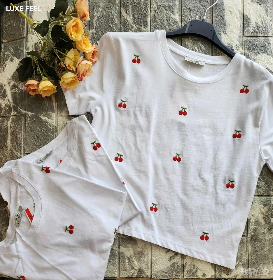 Дамска Памучна Тениска ⚜️, снимка 1