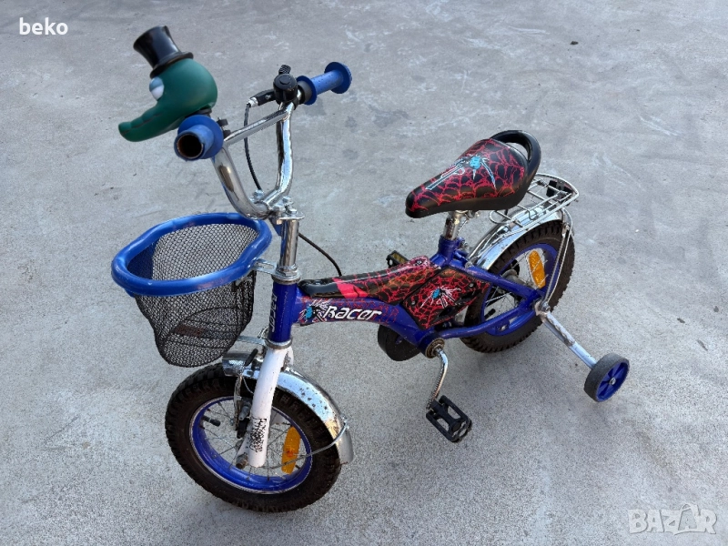 Детско колело Racer spider man, снимка 1