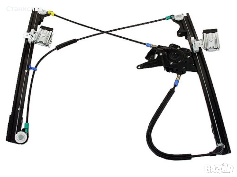 ПРЕДЕН СТЪКЛОПОВДИГАЧ БЕЗ МОТОРЧЕ VOLKSWAGEN GOLF III (1992-1998), снимка 1