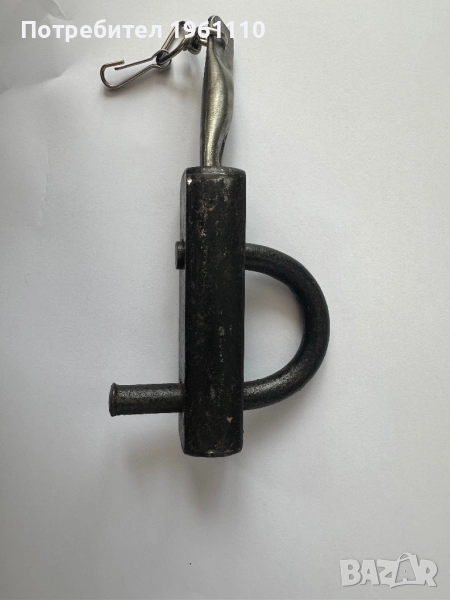 Стар катинар от закалена стомана., снимка 1