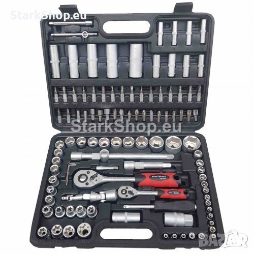 Професионално немско гедоре в куфар 108 части – KraftWorld, снимка 1