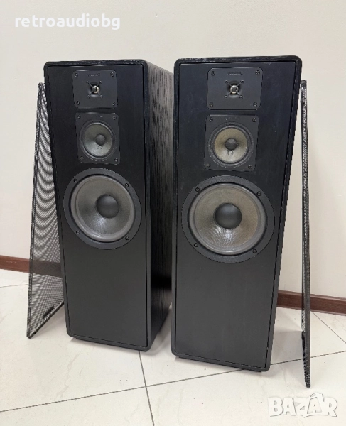 🔉Ретро трилентови подови тонколони QUADRAL ALLSONIC SL 170 II - 110-170W - 4 - 8 ома - Made in Germ, снимка 1