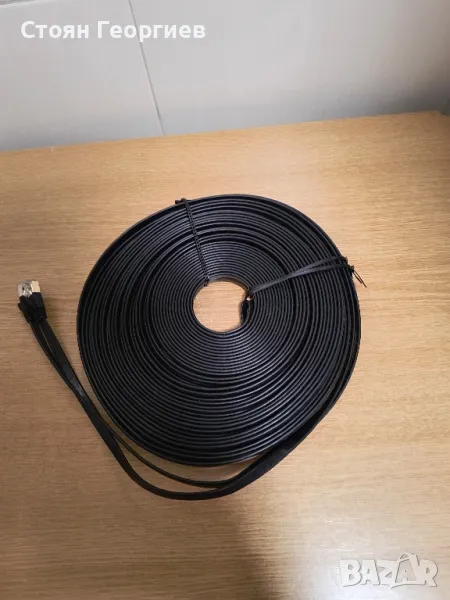 Плосък интернет кабел CAT 7 8метра, снимка 1