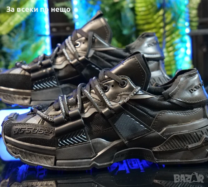 Dolce&Gabbana Мъжки Черни Маратонки С Кутия👟Дамски Спортни Обувки👟Унисекс Сникърси Код SM-16, снимка 1