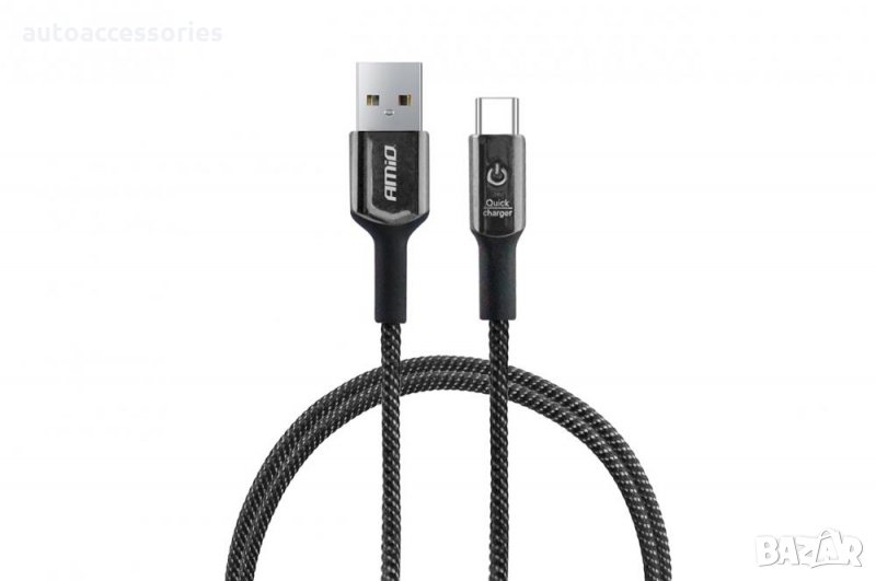 3000052651 Кабел за телефон USB + USB-C 100cm FullLINK UC-9 02526, снимка 1