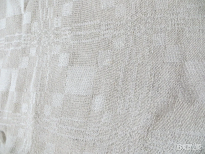 Голяма покривка лен и памук, снимка 1