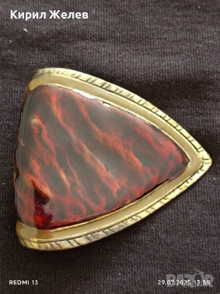 ВИНТИДЖ КАТАРАМА за КОЛАН с ОПАЛ МНОГО КРАСИВА 27758, снимка 1