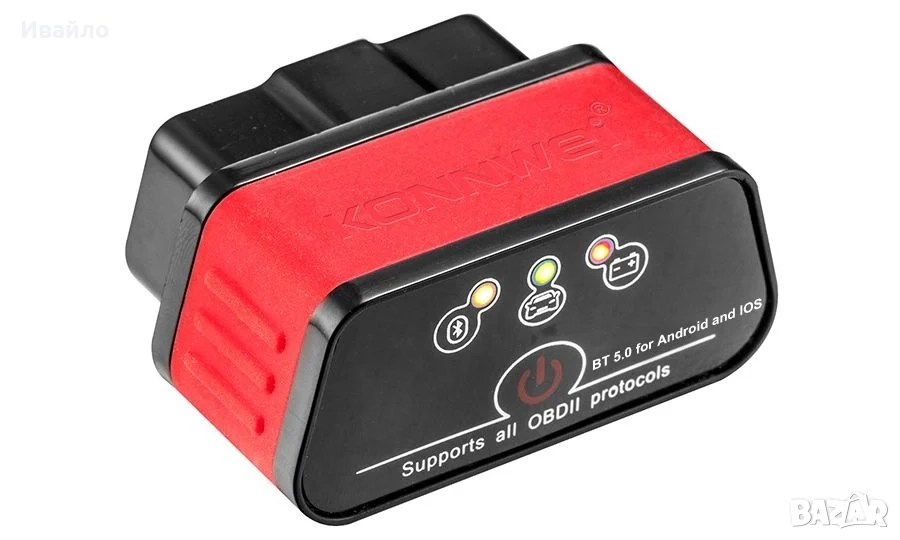 Konnwei KW903 самодиагностика OBD II Bluetooth 5.0 за Android и iOS, снимка 1