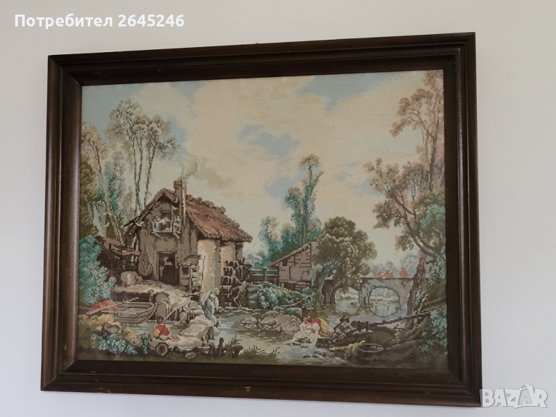 Гоблен Воденицата на Буше , снимка 1