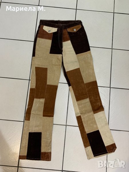 Кадифени/велурени панталони, нови, XS/S, снимка 1