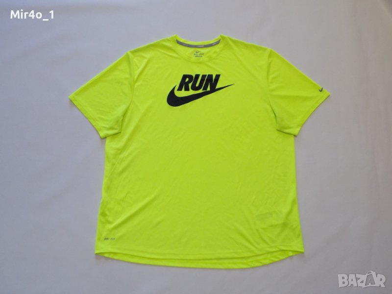 тениска nike run найк потник блуза оригинал спорт фитнес крос мъжка XL, снимка 1